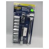 11pc 1/2 Dr. SAE/Metric Socket Set