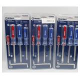 3 Kobalt 5pc Screwdriver Sets