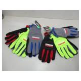 6 Pairs Large Mechanics Gloves