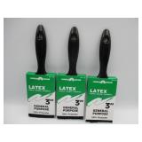 3 General Purpose 3' Paint Brushes