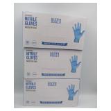 3 Boxes of 100 Disposable Gloves