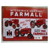 Farmall Metal Sign