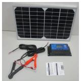 New 10 Watt Solar Charger w/Controller