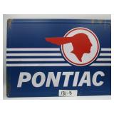 Pontaic Metal Sign