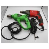 (2) 1/2' Corded Drills