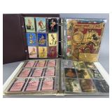 Group of vintage collector cards, pin up cards,