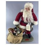 Vintage Elaine Roesle St. Nicholas figure, 27'
