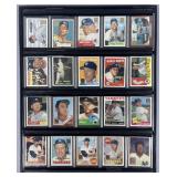 Framed 19 card Mickey Mantle commemorative set &