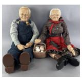 William Wallace Jr. porcelain Grandpa & Granda