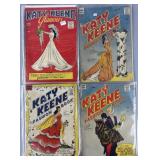 4 vintage Katy Keene fashion comic books: Katy