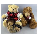 3 vintage stuffed bears: Calamity Critters bear