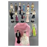 11 Ashton-Drake Barbie ornaments with C of A's,