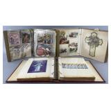 Collection of religious cards, prints, stamps and