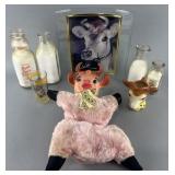 Group of Elsie the cow collectibles & vintage