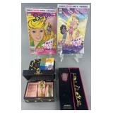 Group of Barbie comics, watch and charm bracelet