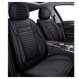 LINGVIDO Waterproof Faux Leather Car Seat Covers