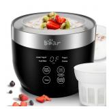 Bear Yogurt Maker w Strainer 2 1Qt Jars