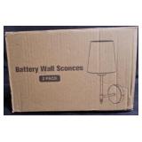 NIORSUN Battery Wall Sconces 2pk