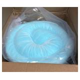 BITEANY Memory Foam Mattress Topper Blue