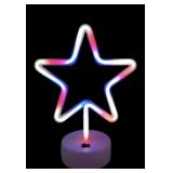 HOTHGAR Happy Birthday Cake Dimmable Neon Sign