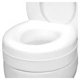 HealthSmart 5 Round Raised Toilet Seat Riser
