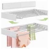 Vikaqi Foldable Wall Mount Drying Rack 6-Rod