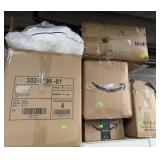 Group of Bedding: Pillows, Comforters, etc.