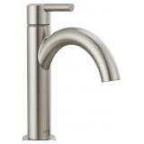DELTA 1 Hole Brushed Nickel Bathroom Faucet