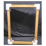 Brown Rectangle Wood Frame