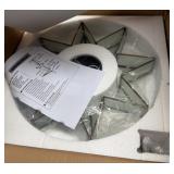 LIGHTLAND Starburst Ceiling Light Fixture 20x20x6i