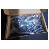 Black AudioVisual Cables w Connectors 1pk