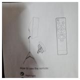 Night Light Lamp w Remote