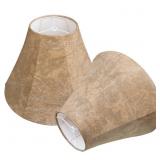 TOOTOO STAR 2pk Bell Lamp Shades Sheepskin