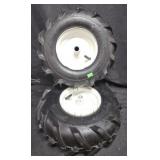 Tractor Tires 13x5.00-6 2pk White Rims
