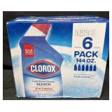 6- 24fl.oz. Bottles of Clorox Toilet Bowl Cleaner