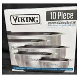 Viking 10-Piece Stainless Steel Mixing Bowl Set