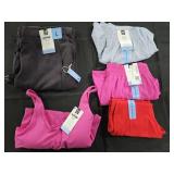 Women's size Large pants, shorts and tank top.
