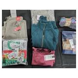 Women's size Small sweatshirts, bra set, socks