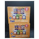 2- Utz variety snack chips 42 count each box