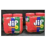 4- Jif creamy peanut butter 48oz each