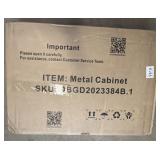 Small Metal Cabinet, Not Checked for Completeness