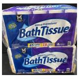 2- 45ct. Bags of Ultra Premium Bath Tissue Rolls