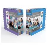 Norsk Reversible Floor Mats in Vivid Colors,