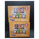 2- Utz variety snack chips 42 count each box