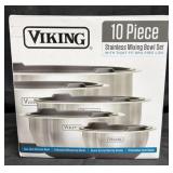 Viking 10-Piece Stainless Steel Mixing Bowl Set
