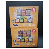 2- Utz variety snack chips 42 count each box