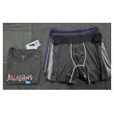 Men's size Large shirt and Reebok boxer briefs