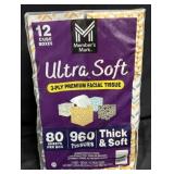 12- Cube Boxes of Ultra Soft 3-Ply Premium Facial