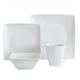 Over&back 32-Piece Squared Dinnerware Set not