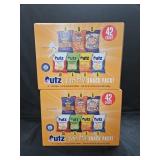 2- Utz variety snack chips 42 count each box